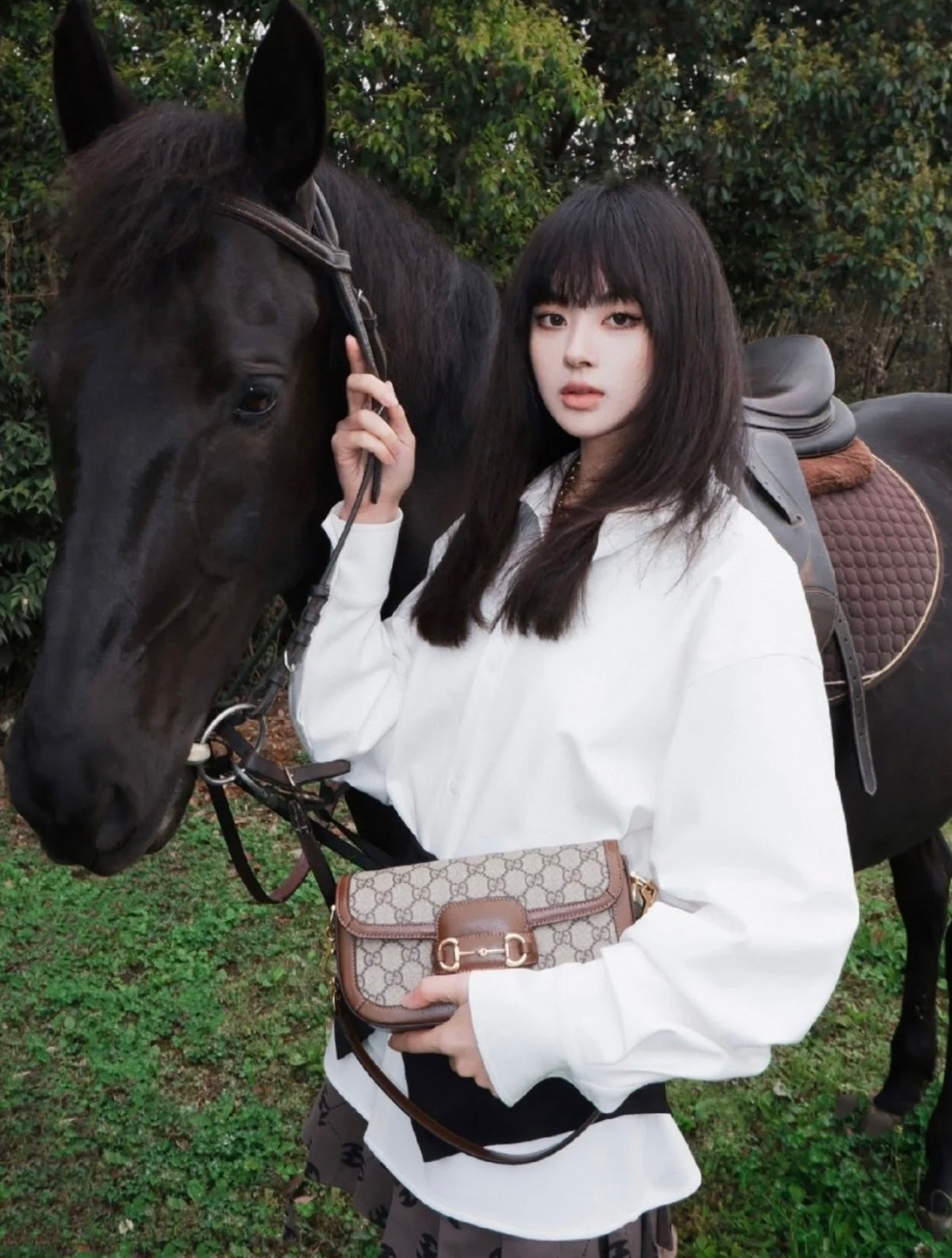 Gucci 1955 Horsebit Baguette Bag – 735178