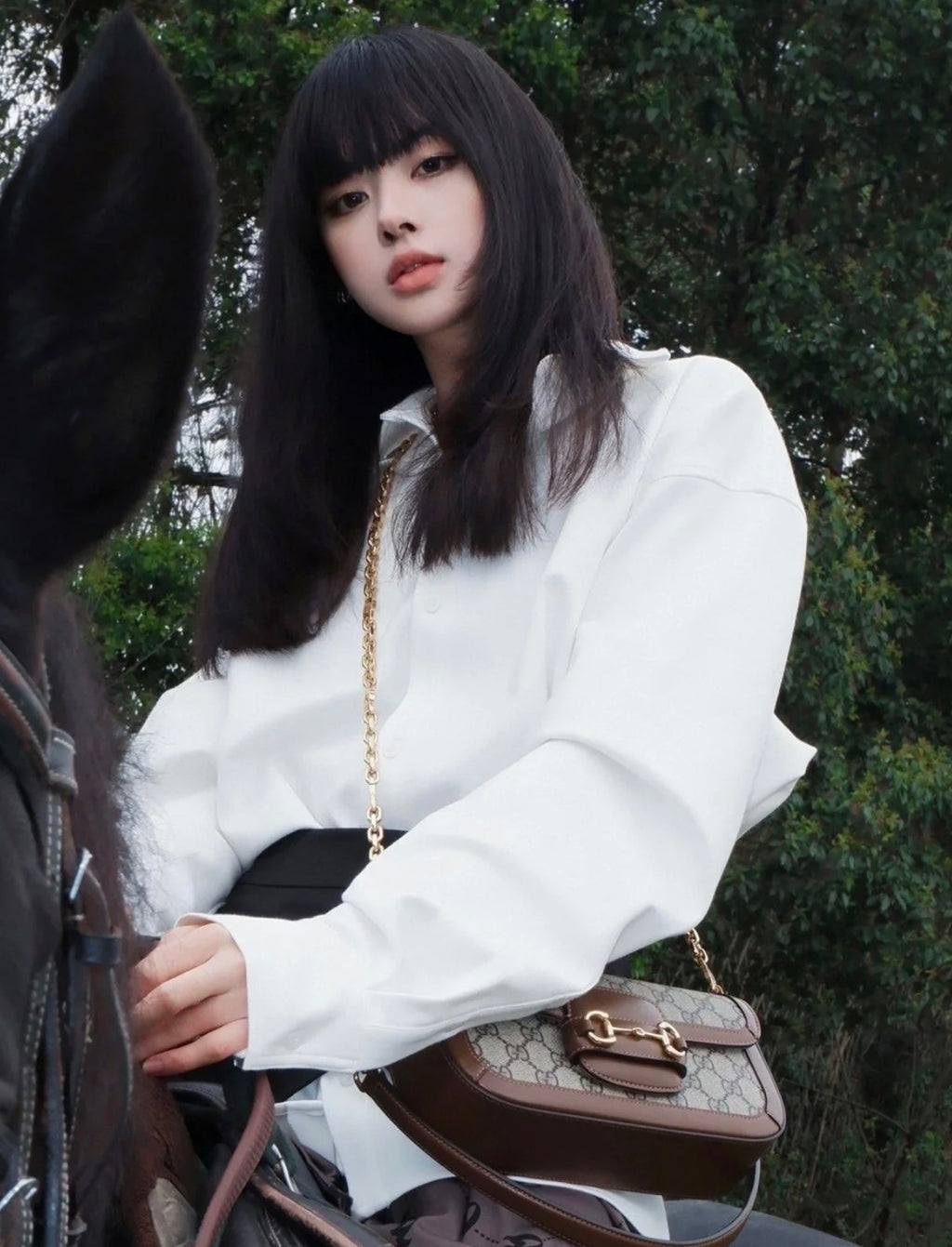 Gucci 1955 Horsebit Baguette Bag – 735178