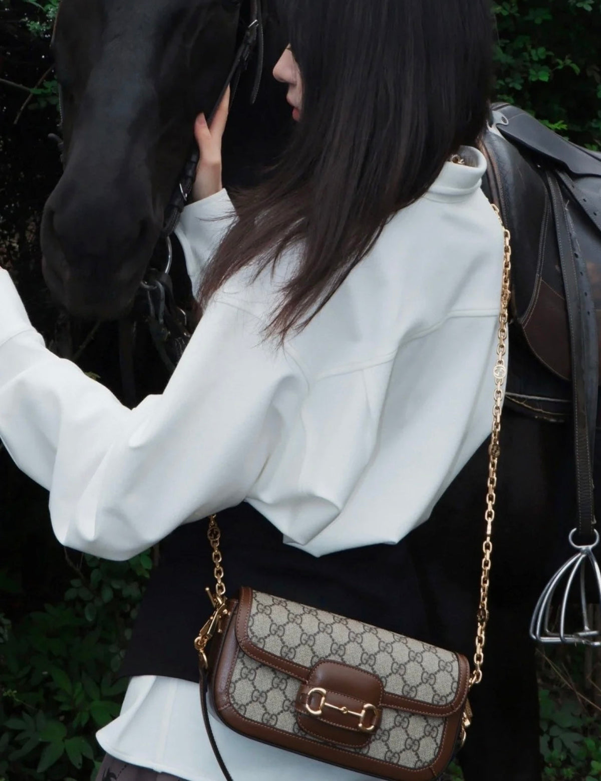 Gucci 1955 Horsebit Baguette Bag – 735178